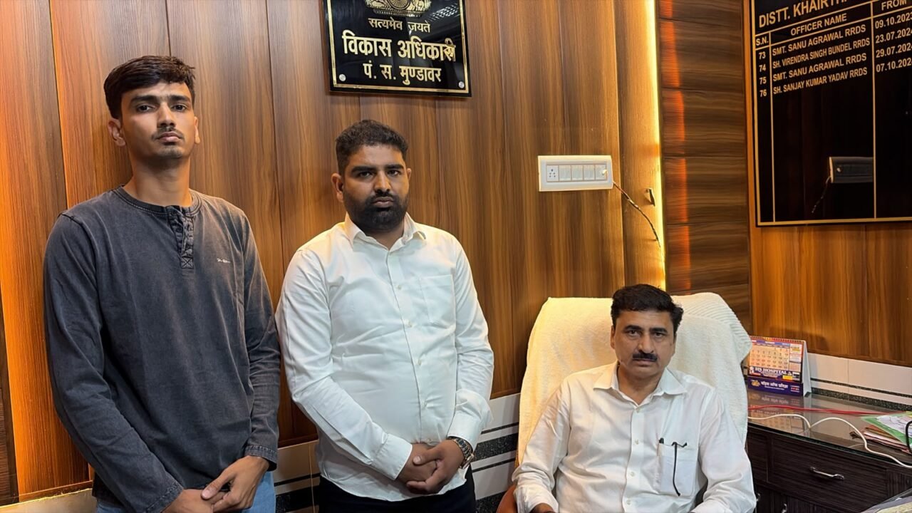 राजस्थान के खैरथल-तिजारा जिले में एसीबी की हुई कार्रवाई.